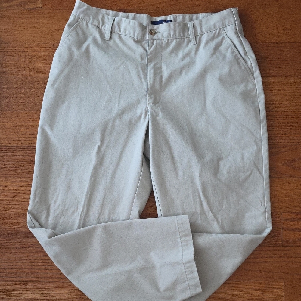 Basic Editions Tan Chinos Classic Style